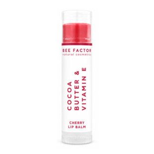 Bee Factor Lip Balm Cherry – Με Βούτυρο Κακάο & Βιταμίνη E – 5ml