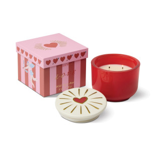 Paddywax Charmed – Red Heart Lid Candle Wild Fig & Rose 226g