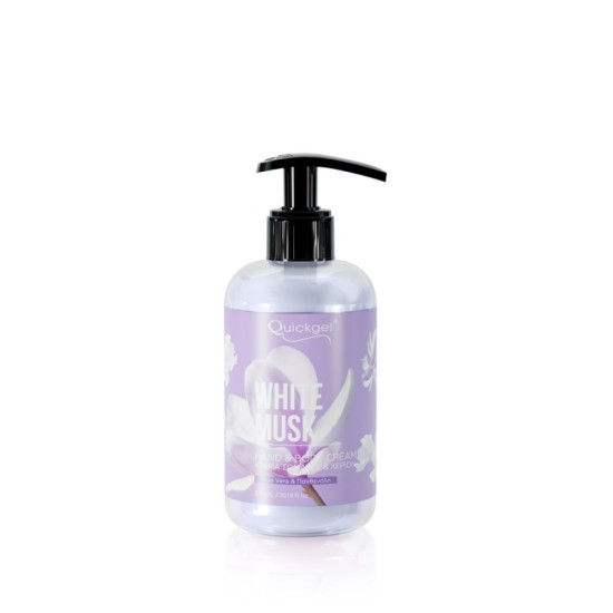 Quickgel – Κρέμα Χεριών & Σώματος White Musk – 300ml